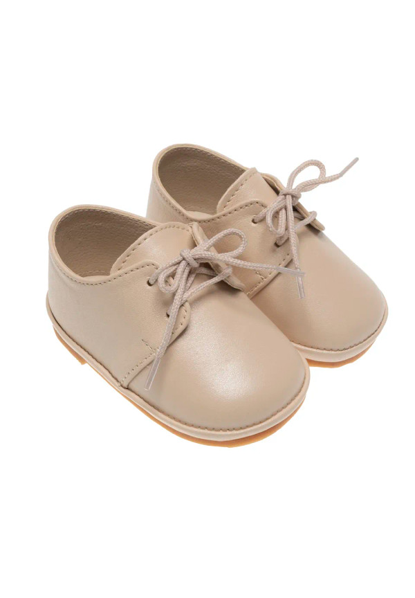 Zapato de Piel para niño 604 (Beige)