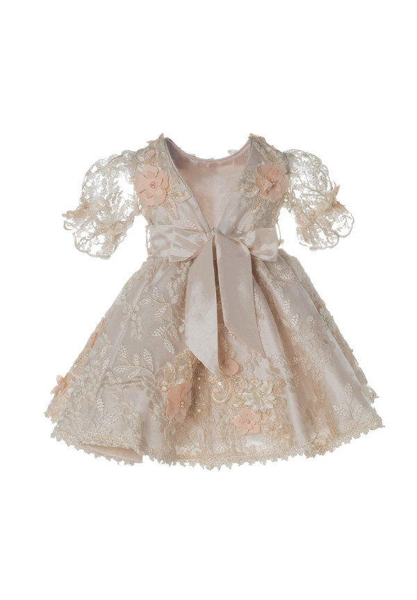 Vestido Signature M58 – Beige · Incluye Gorro