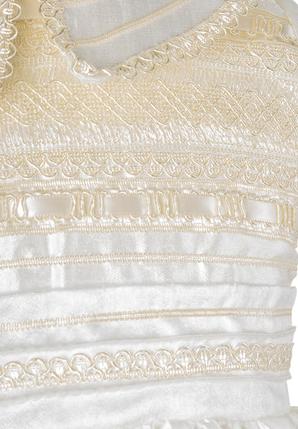 Ropón de bautizo A16  para niño Combinado