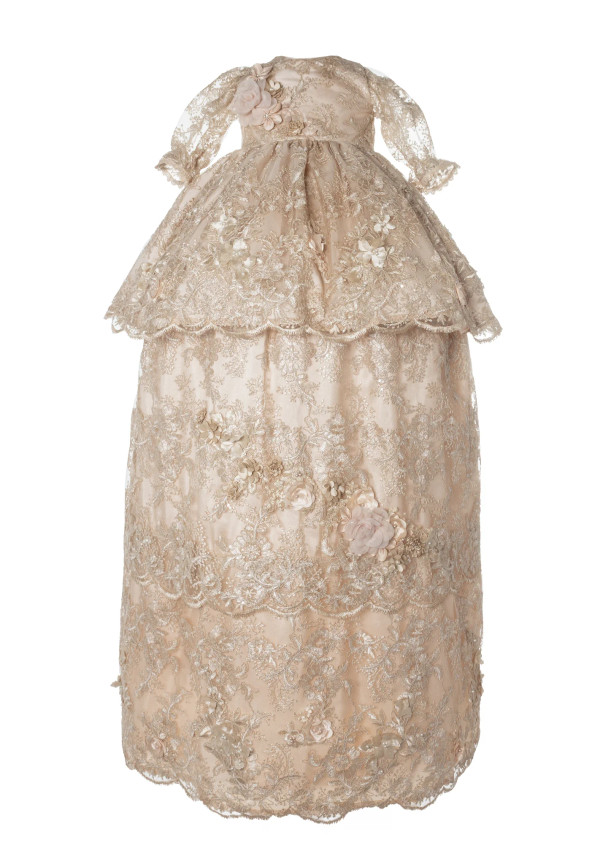 Ropón de bautizo A20 para niña Blush
