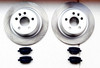  Rear Brake Pads & Discs for Ford Mondeo MK4 2007 to 2015