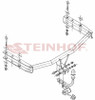 Tow Bar for Audi A4 Saloon 2000 to 2004 models