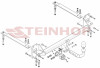 Tow Bar for Honda CRV 2002 to 2007 models 