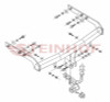 Tow Bar for VW Sharan I 2000 to 2010