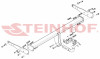 Tow Bar for VW  Alhambra II - Fits models 2012 onwards