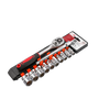 13Pce 3/8 Metric Rachet & Socket Set