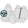 Seat Covers for Renault Trafic fits 2014 on - Driver seat cover - Heavy Duty Waterproof Black