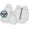 Seat Covers for Nissan Primastar 2022 on - Black Driver seat cover - Heavy Duty Waterproof