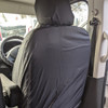 Vauxhall Vivaro (2014 - 2018) Heavy Duty Waterproof Black Seat Covers with under seat storage – Suitable for Passenger double folding seat
