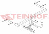 Tow Bar for Skoda Fabia Hatchback  Fits 2014 to Present Models