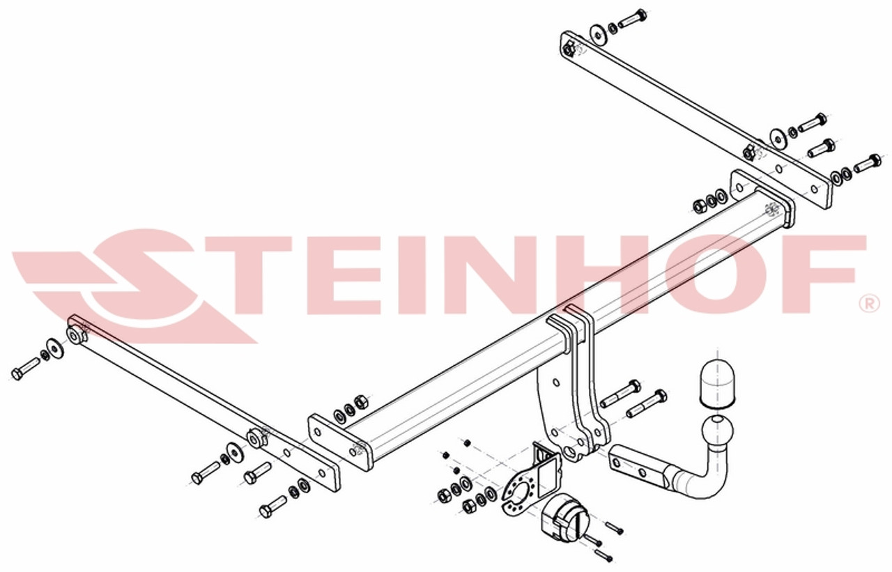 Tow Bar for Mazda CX5 Fits 2017 to 2020 AutoFastFit
