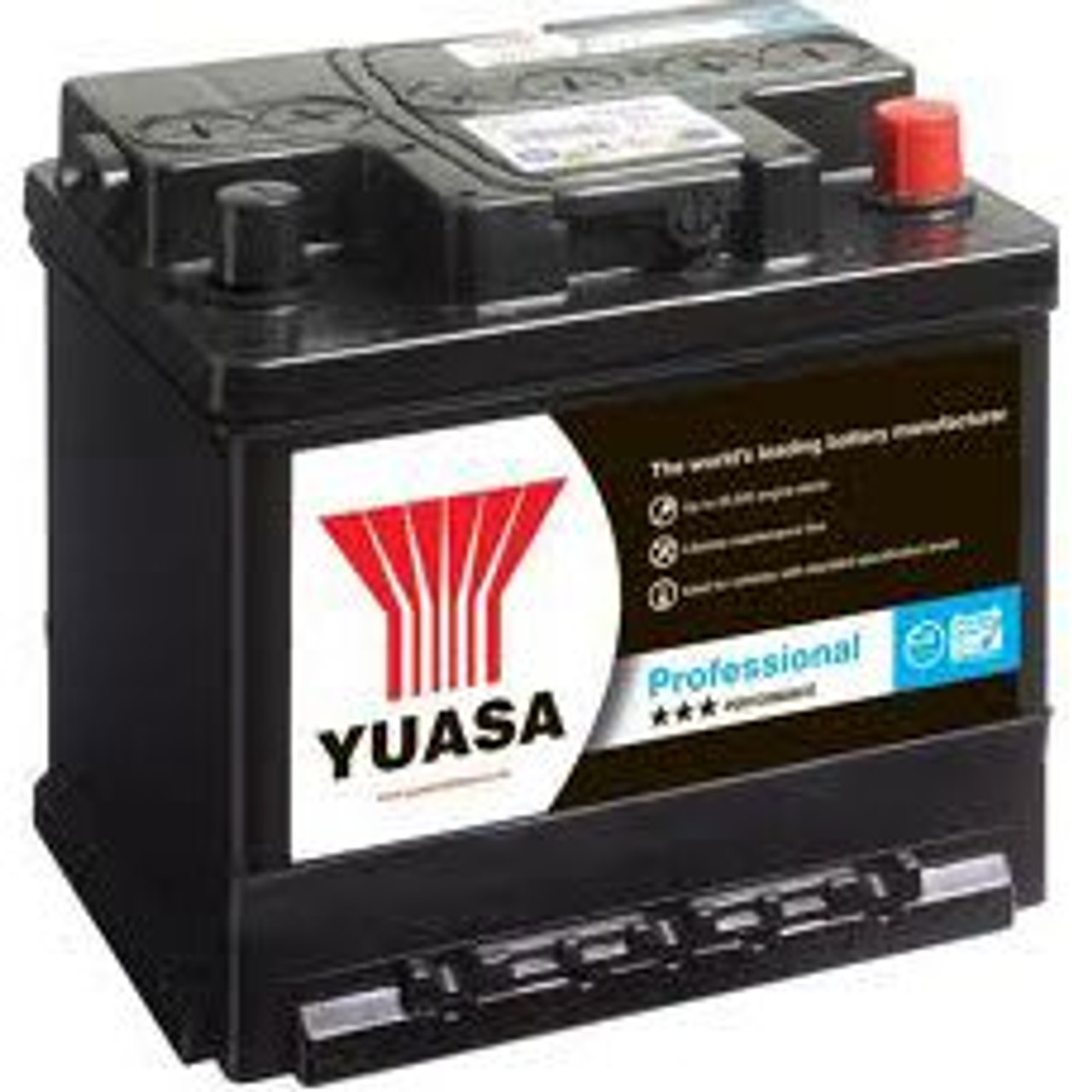 Yuasa Car Battery Application Chart