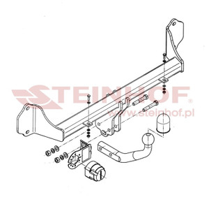 Tow Bar for  BMW 1 Series 2004 to 2011 5 Door 