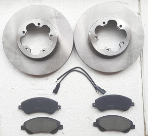 Front Brake Pads & Discs for Ford Transit FWD 2006 to 2013