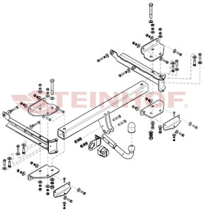 Tow Bar for Mercedes M-Class (ML) W166 2011 to 2015