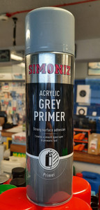 Acrylic Grey Primer Spray 500ml-Simoniz Acrylic Grey Primer Spray 500ml-Simoniz
