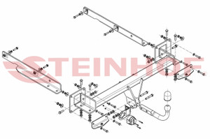 Tow Bar for Mercedes GL (164) 2006 to 2012