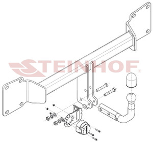 Tow Bar for Jaguar XF 2015 to Present 