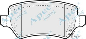Apec rear Brake Pads for Vauxhall Astra, Zafira '99... Apec rear Brake Pads for Vauxhall Astra, Zafira '99...