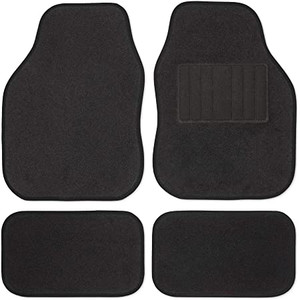 Heavy Duty Car Mat set - 4 Piece- Black Heavy Duty Car Mat set - 4 Piece- Black