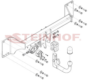 Detachable Tow Bar for Audi E-Tron GEN & GEA Sportback