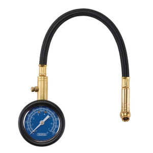 Tyre Pressure Gauge with Flexible Hose, 69924