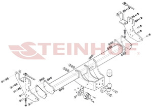 Tow Bar for Isuzu D-Max III 2020 On model