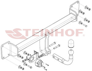 Tow Bar for Volvo V60 II 2018 Onwards