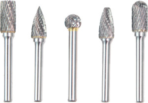 POWERHAND Tungsten Carbide Burr Set - 6mm Shank, 65mm Long