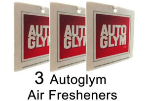 AutoGlym- Air Freshener  x 3 