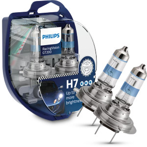 Philips RacingVision GT200 H7 12V 55W Car LED Bulb X 2