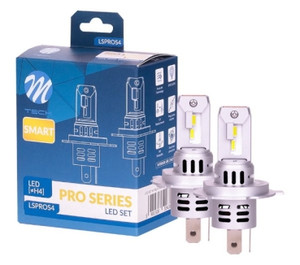 M TECH SMART H4 PRO SERIES LED SET CAR HEADLAMP BULBS 12V