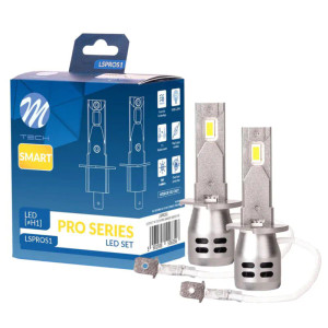 M TECH SMART H1 PRO SERIES LED SET CAR HEADLAMP BULBS 12V