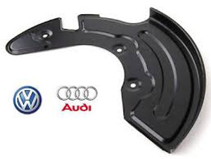 VW Passat '97 to '05 LH Front Brake Disc Splash Panel Steel, Fits 280 / 288 mm Brake Discs VW Passat '97 to '05 LH Front Brake Disc Splash Panel Steel, Fits 280 / 288 mm Brake Discs