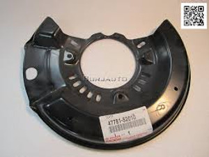 Toyota Yaris '99 to'06 RH Front Brake Disc Splash Panel Steel Toyota Yaris '99 to'06 RH Front Brake Disc Splash Panel Steel