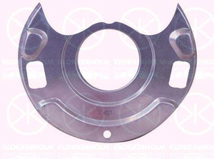 Nissan Primera '91-'02 RH & LH Front Brake Disc Splash Panel Steel For 257mm Brake Disc