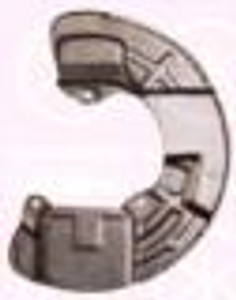 Volvo S60 / S80 '00-'10 RH Front Brake Disc Splash Panel Steel Volvo S60 / S80 '00-'10 RH Front Brake Disc Splash Panel Steel