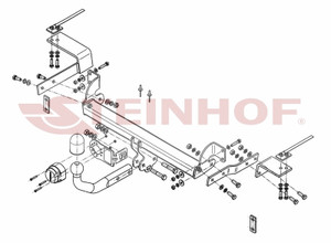 Tow Bar for Fiat 500 Fits 2007 to Present Models