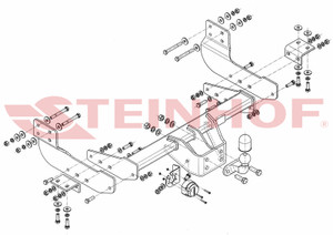 Tow Bar for Ford Transit Van 2014 to Present Tow Bar for Ford Transit Van 2014 to Present