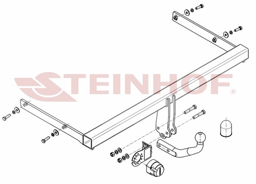 Tow Bar for Skoda Superb Estate III 2015 Onwards