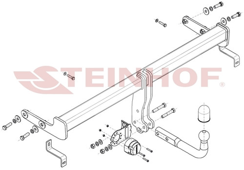 Tow Bar for Kia Sportage 2018 to 2021