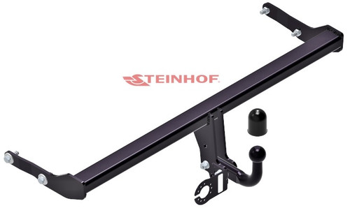 Tow Bar For VW Polo VI 5 Door (AW) - Standard Swan Neck Tow Ball