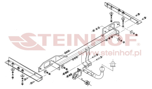 Tow Bar Opel Insignia 4 & 5 door Fits 2008 to 2017