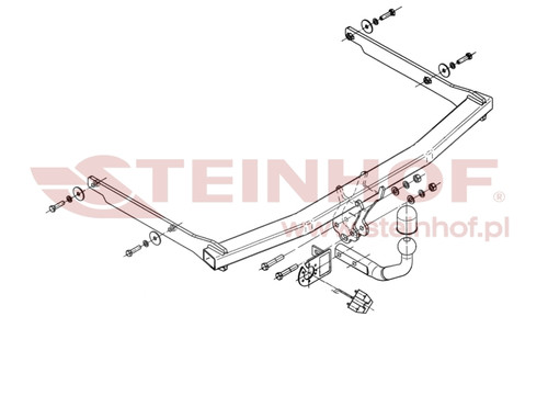 Tow Bar Ford Focus C-Max Fits 2003 to 2010 Models