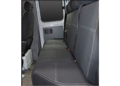 Back Row Leather Style Tailored Seat Covers for Ford Custom  (Crew Cab)