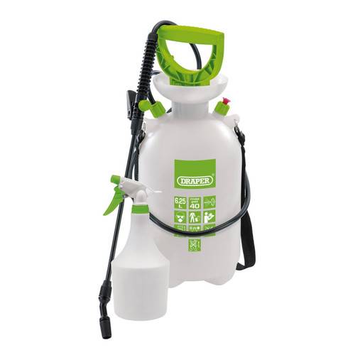 Draper Pressure Sprayer 6.25Ltr & Mini Sprayer -Draper