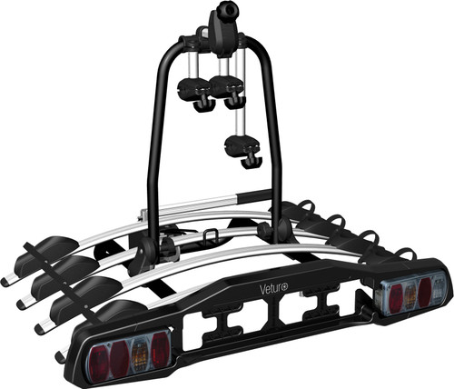 Bike Carrier  4 Tow Bar Mounted with Lights
