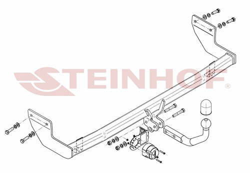 Tow Bar for Kia Venga