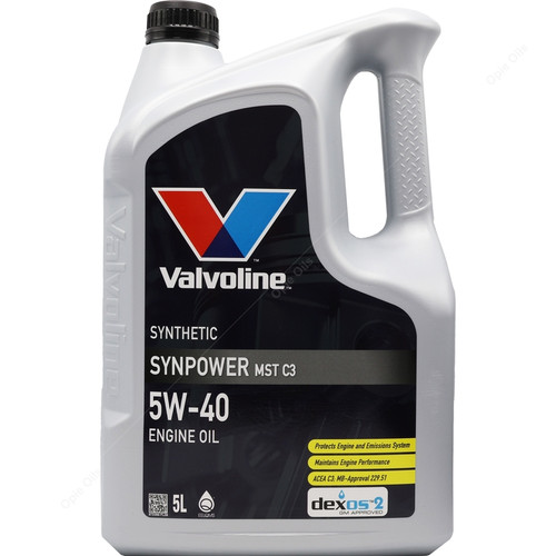 5W-40 VALVOLINE SYNPOWER MST C3 ENGINE OIL - 5Ltr