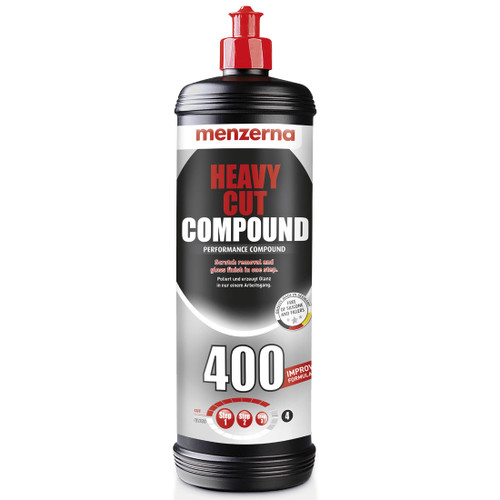 MENZERNA Heavy Cut Compound 400 Performance scratch removal & gloss in one - 1 Ltr